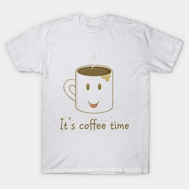 it's coffee time T-Shirt by SamuelC23